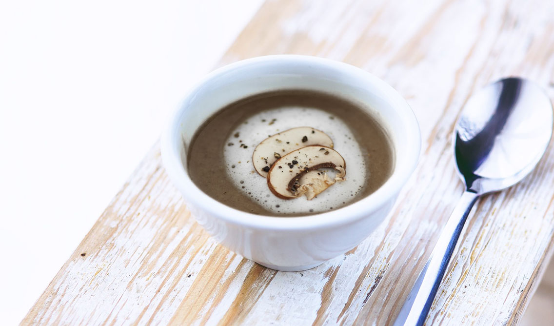 Mushroom-Potage Cappuccino Recipe | Panasonic Experience Fresh
