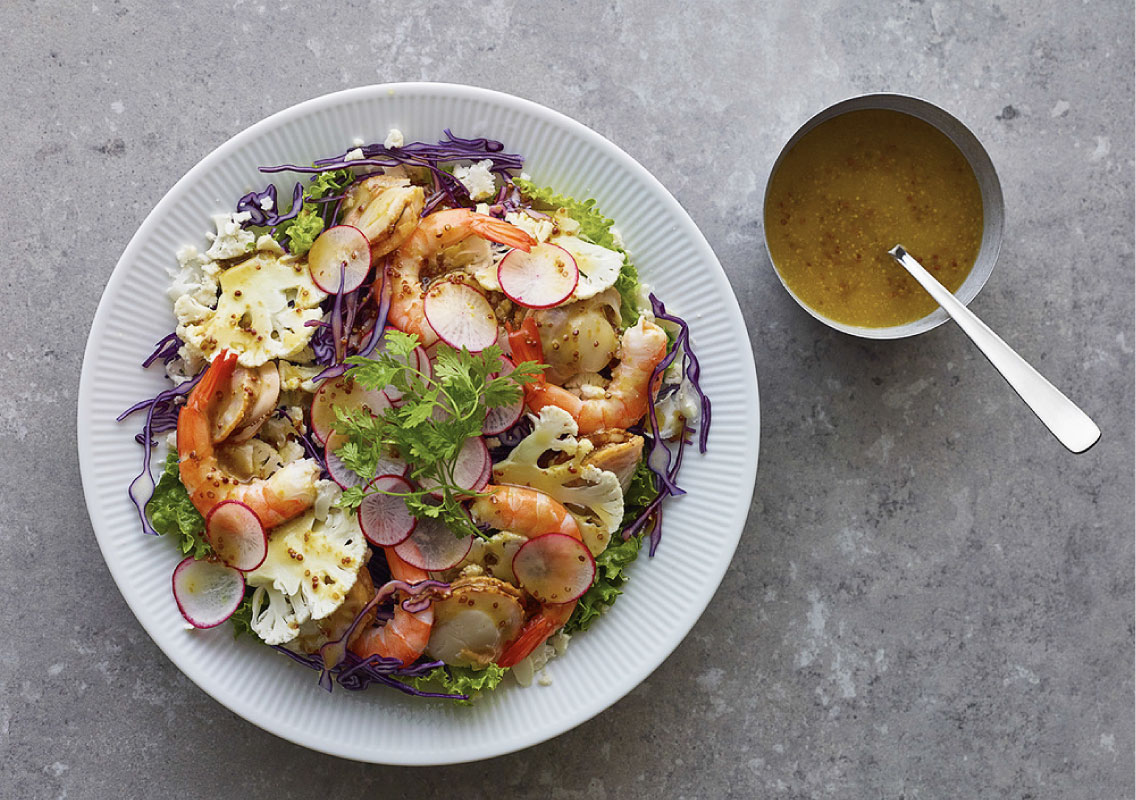 Scallop and Sliced Vegetable Salad Recipe | Panasonic Experience Fresh