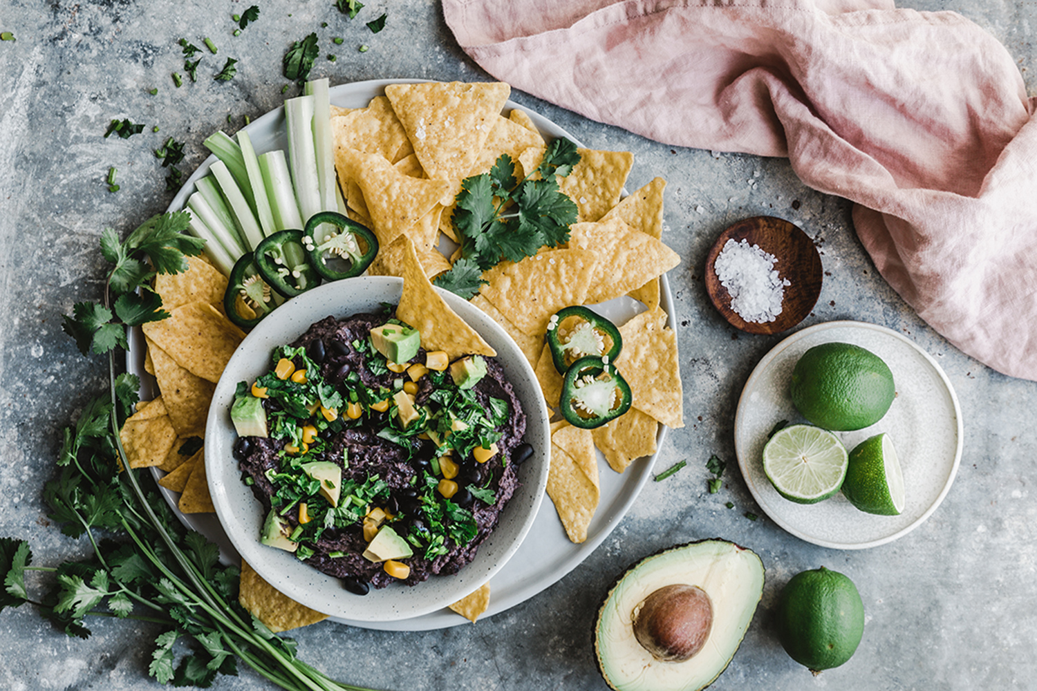 Creamy black bean dip with cocoa Recipe | Panasonic Experience Fresh