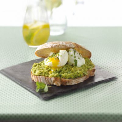 Avocado Smash with Poached Eggs Recipe