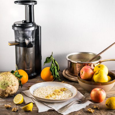 Risotto with Celeriac, Apple and Walnuts &#8211; Vegan Waldorf Risotto Recipe