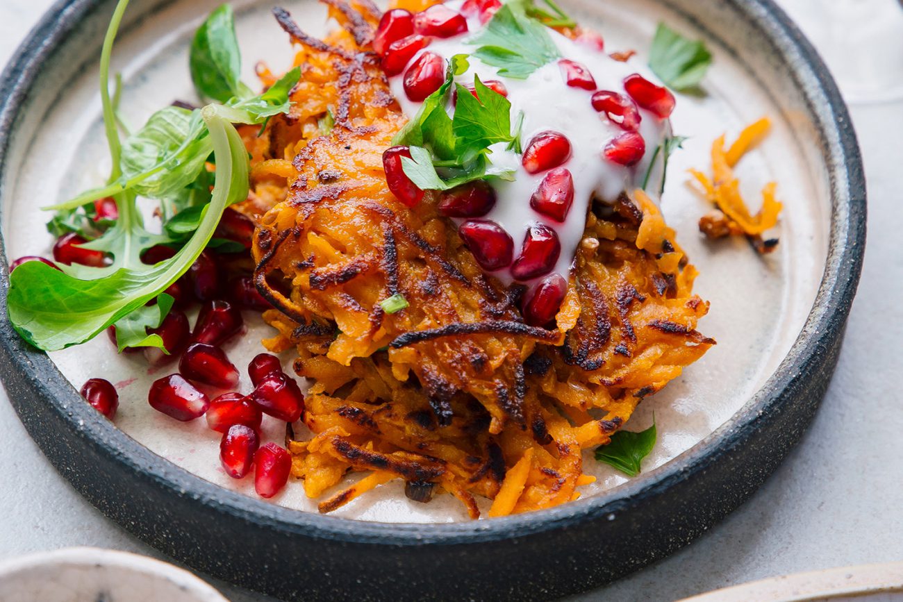 Latkes de boniato