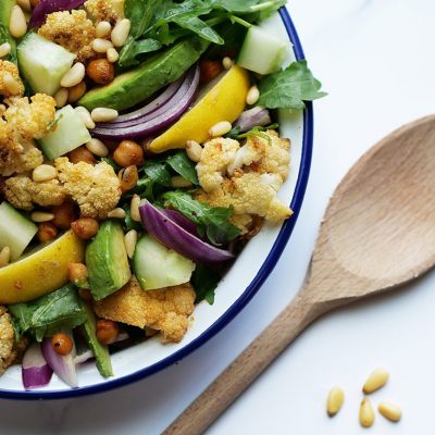 Roasted Cauliflower, Chickpea and Rocket Salad Recipe