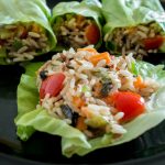 Rollitos de ensalada de arroz