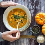 Vegan Roasted Pumpkin and Coconut Soup Recipe