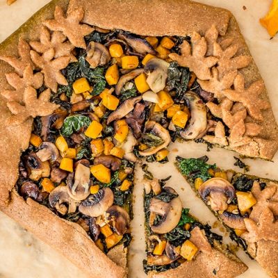 Savoury Pie with Pumpkin, Mushrooms and Black Cabbage Recipe