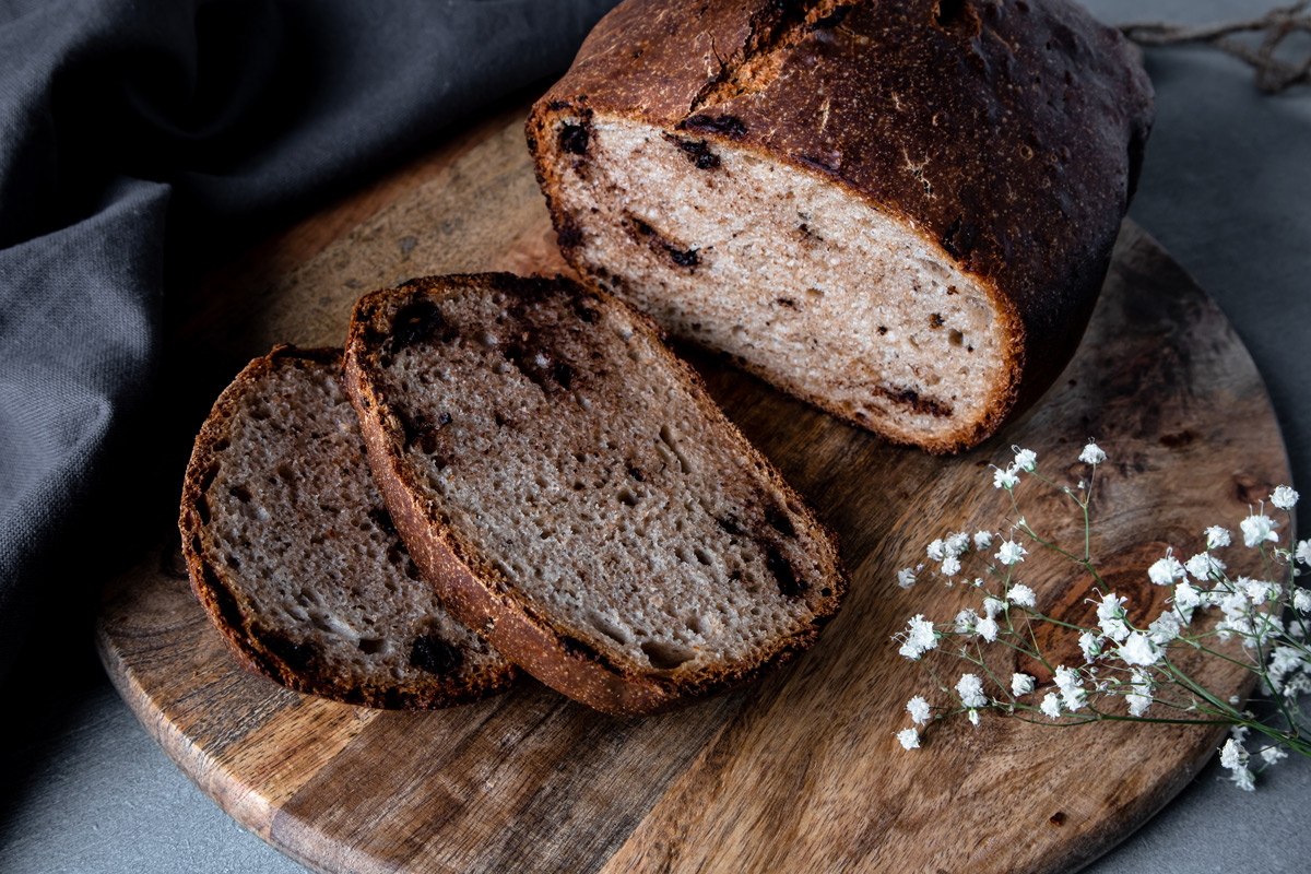 Spelt and Chocolate Bread Recipe | Panasonic Experience Fresh