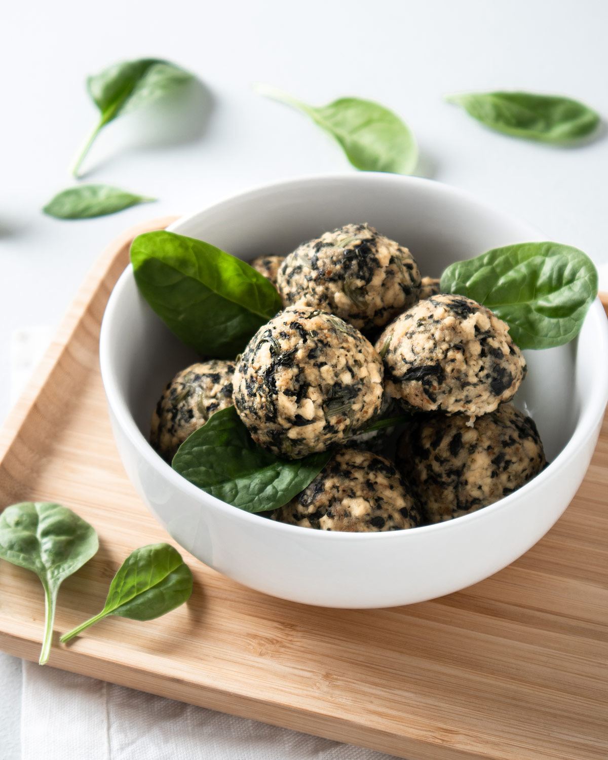 Tofu and spinach meatballs Recipe | Panasonic Experience Fresh