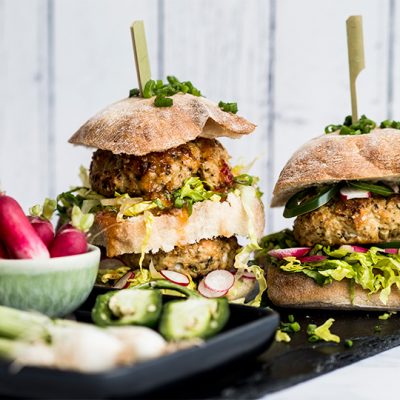 Grilled Asian Chicken Burgers Recipe
