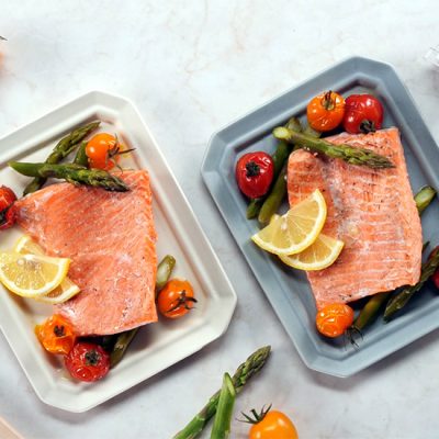 Steamed Salmon and Vegetables Recipe