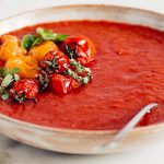 Salsa de tomate cherry asado