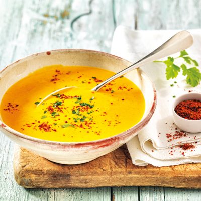 Pumpkin Soup with Nashi Pears and Chilli Recipe