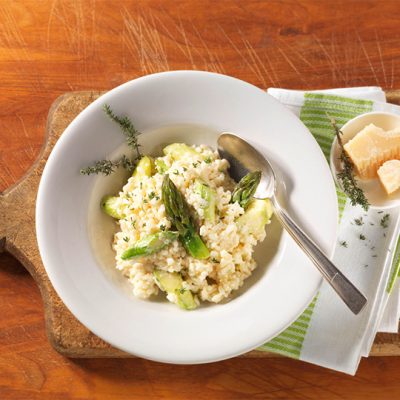 Risotto with Green Asparagus Recipe