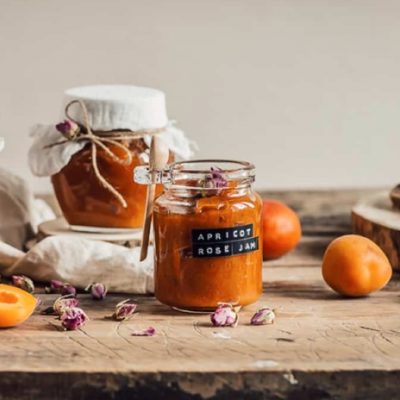 Aprikosen-Rosen-Marmelade