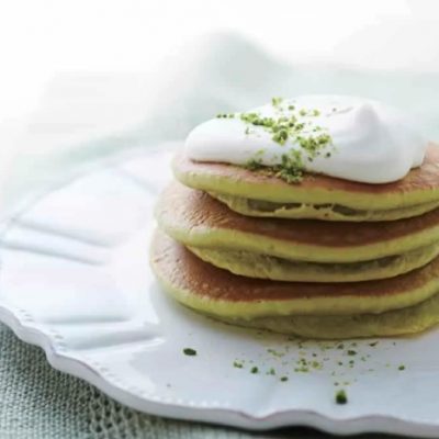 Grüne Pistazien-Pancakes