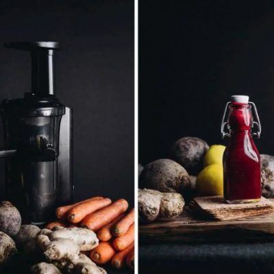 Rote Bete-Ingwer-Shot mit Karotten