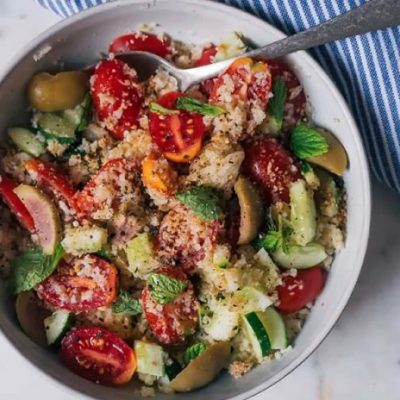„Couscous“-Salat aus Blumenkohl