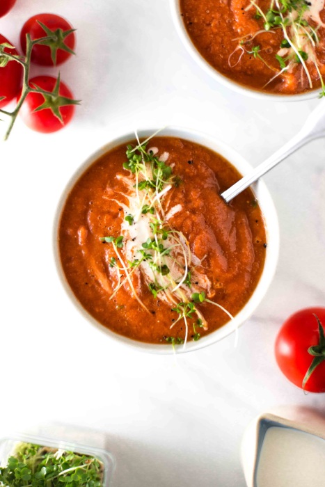 Einfach: Vegane Tomatensuppe | Panasonic Experience Fresh