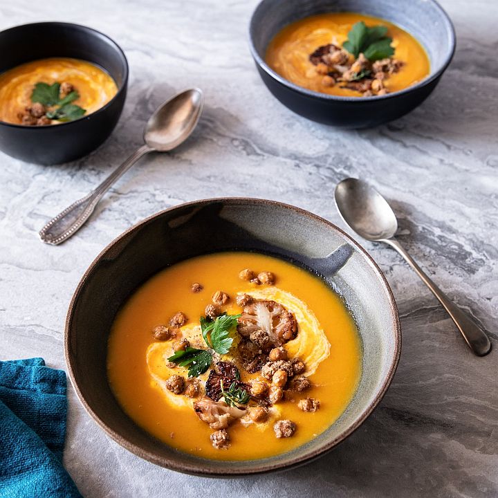 Vegetarische Kartoffel-Möhrensuppe | Rezept | Experience Fresh DE