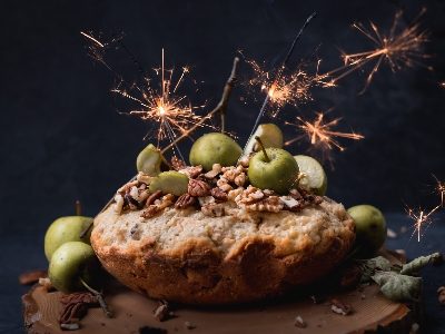 Apfel-Walnuss-Kuchen – ideal zum Geburtstag