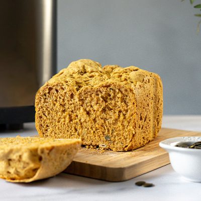 Przepis na chleb z dyni piżmowej/cukinii z nasionami dyni