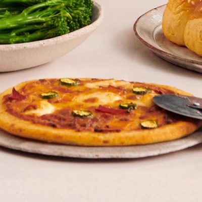 Ricetta della pizza vegetariana con la friggitrice ad aria Panasonic