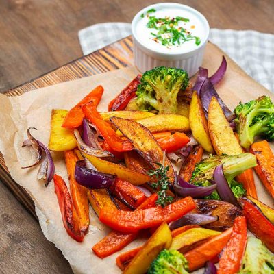 Air Fry Roasted Root Vegetables Recipe