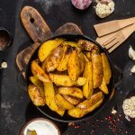 Ricetta delle patate arrosto dorate