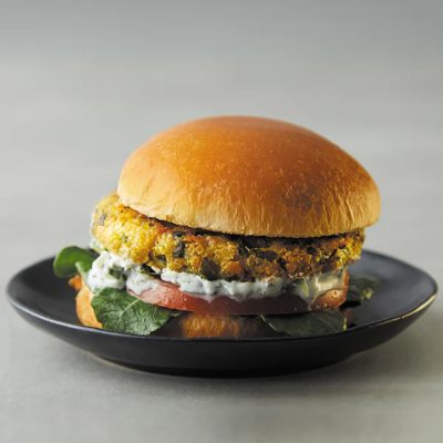 Mediterranean Quinoa Kale Cakes with Tzatziki Sauce Recipe