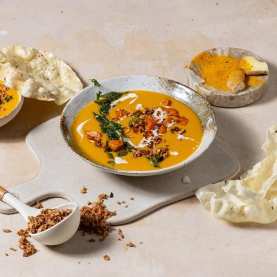 Healing Curried Carrot, Sweet Potato, Turmeric and Ginger Soup Recipe