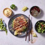 Okonomiyaki (Japanese Savoury Pancake with Bacon and Cabbage) Recipe