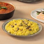 Recept voor saffraanrisotto met koningsoesterzwammen en tijm