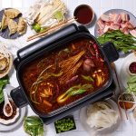 Chinese Hot Pot with Wontons, Pork & Vegetables Recipe
