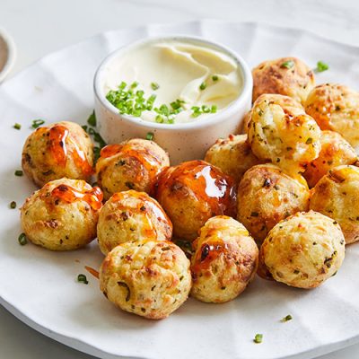 Hot Honey Potato Cheese Poppers Recipe