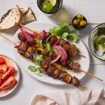 South African Lamb, Red Onion & Apricot Kebabs with Cold Curry Butter Recipe