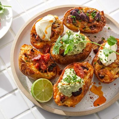 Loaded Potato Skins – Two Ways Recipe