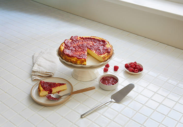 Rezept für zuckerarmen Zitronen-Vanille-Käsekuchen